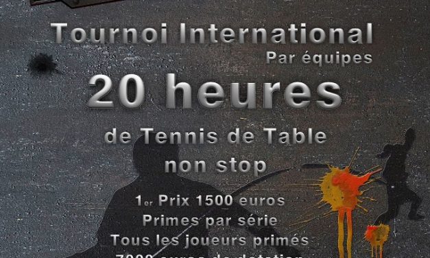 Classement et articles de presses de notre tournoi International : Iron Ping