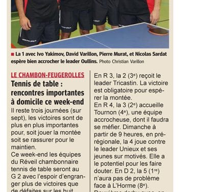 Rencontres importantes à domicile