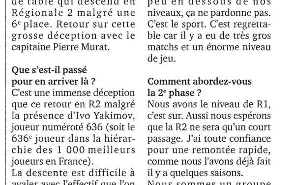 Pierre Murat : J&rsquo;ai toute confiance…