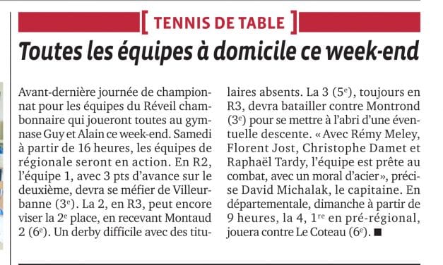 Toutes les équipes à domicile ce week-end, supporters venez en nombre.
