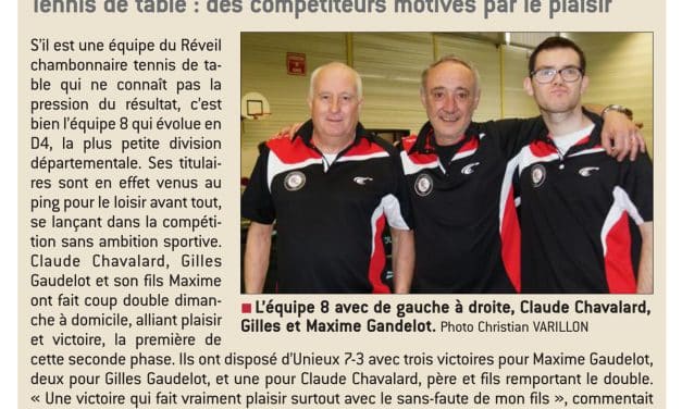 L&rsquo;équipe 8 s&rsquo;offre une première victoire en phase 2