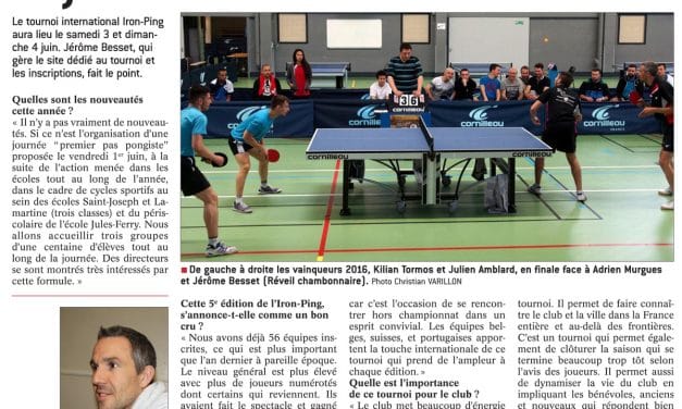 Iron-Ping, plus que quelques jours.