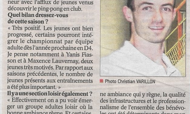 Rémi Favier, entraîneur apprécié.
