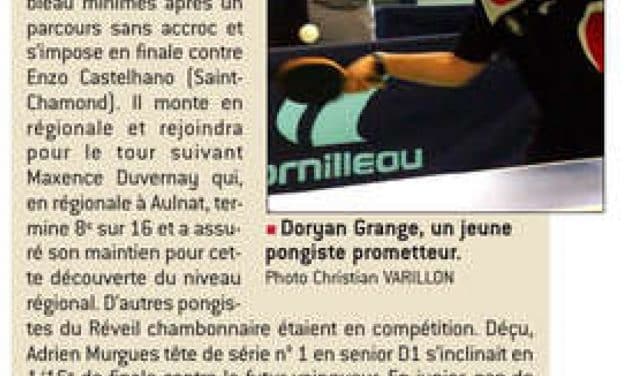 Doryan Grange rejoint Maxence Duvernay en régionale
